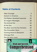 Table of Contents Passages and Questions: Read & Succeed Comprehension Level 2