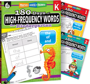 180 Days™: High Frequency Words for K-2, 3-Book Set