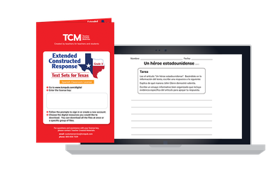 Extended Constructed Response: Text Sets for Texas: Grade 3 Classroom License (Spanish)