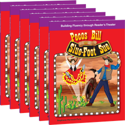 Pecos Bill and Slue-Foot Sue 6-Pack with Audio