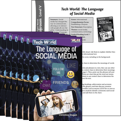 Tech World: The Language of Social Media Guided Reading 6-Pack