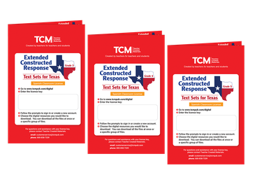 Extended Constructed Response: Text Sets for Texas: Grades 3-5 School Site License (Spanish)