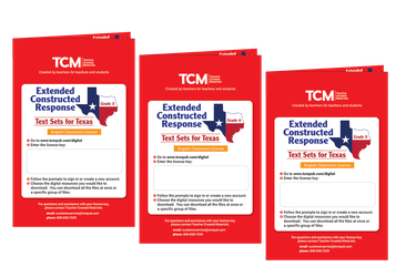 Extended Constructed Response: Text Sets for Texas: Grades 3-5 School Site License