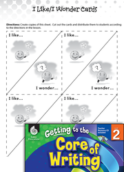 Writing Lesson: Sharing Writing Level 2