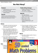 Number and Operations in Base Ten Leveled Problems: How Much Money?