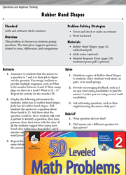 Operations and Algebraic Thinking Leveled Problems: Guess and Check