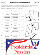 Critical Thinking Activities Presidents: Mathematics 2