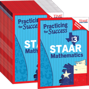 TIME For Kids: Practicing for Success: STAAR Mathematics: Grade 3 25-Pack (Spanish)