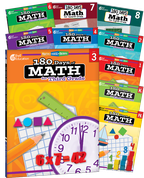 180 Days of Math PK-8:  10-Book Set