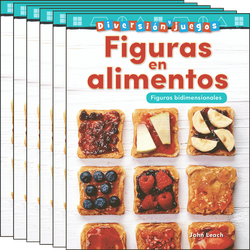 Diversión y juegos: Figuras en alimentos: Figuras bidimensionales 6-Pack