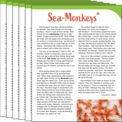 Sea-Monkeys<sup>®</sup>? Text Card 6-Pack