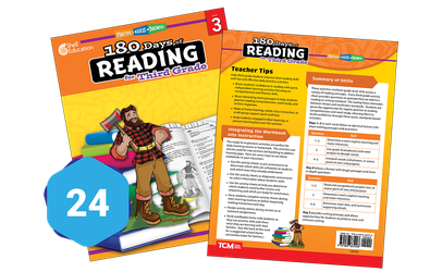 180 Days™: Reading for Third Grade 24-Book Set