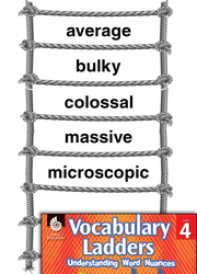 Vocabulary Ladder for Size: Small to Large